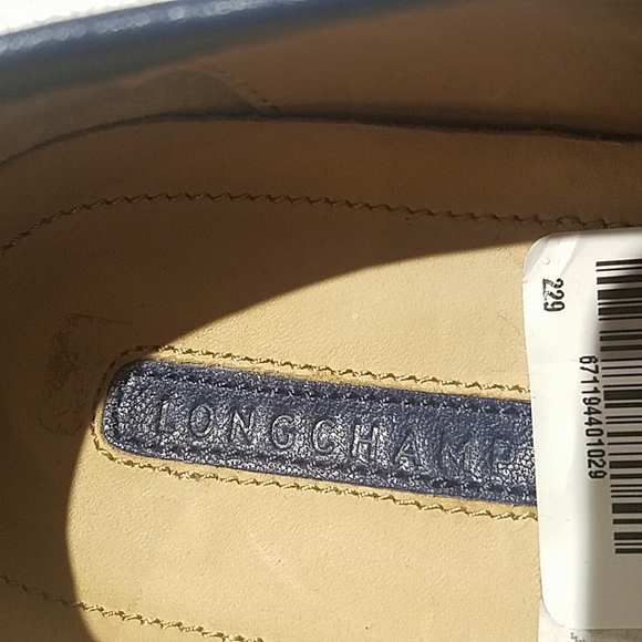 LONGCHAMP NEW BLUE SHOES  Size 38 - Picture 2 of 9